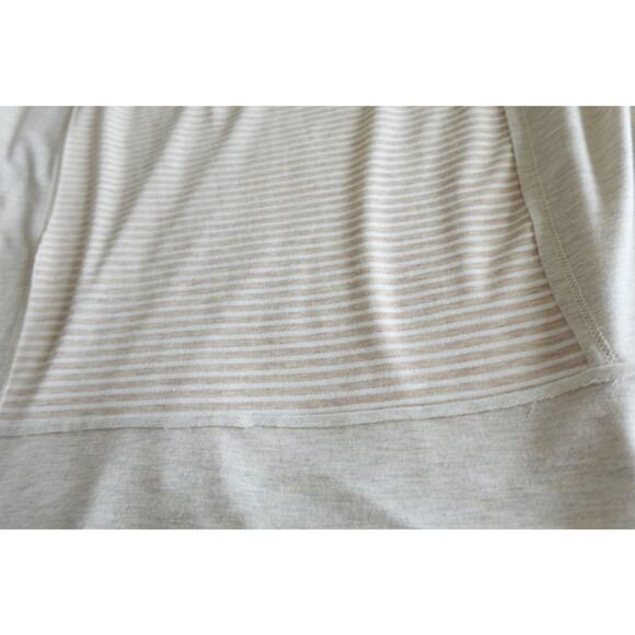 FLASH SALE 🍒 tunic top Oatmeal and white striped size XXL - Picture 3 of 12